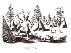 Theosophical Society - Anthrozoomorphic Figures. n later prehistory, horn- or antler-crowned shamans are found represented in many places throughout the world (fig. 4).